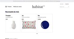 Desktop Screenshot of habitat.be