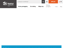 Tablet Screenshot of habitat.pl