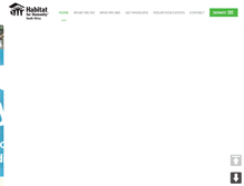 Tablet Screenshot of habitat.org.za